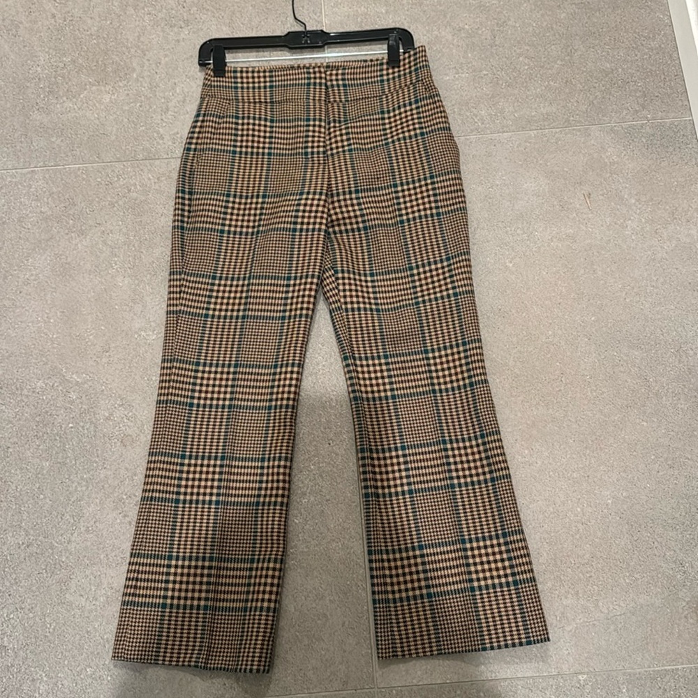 VERONICA BEARD plaid pants 0